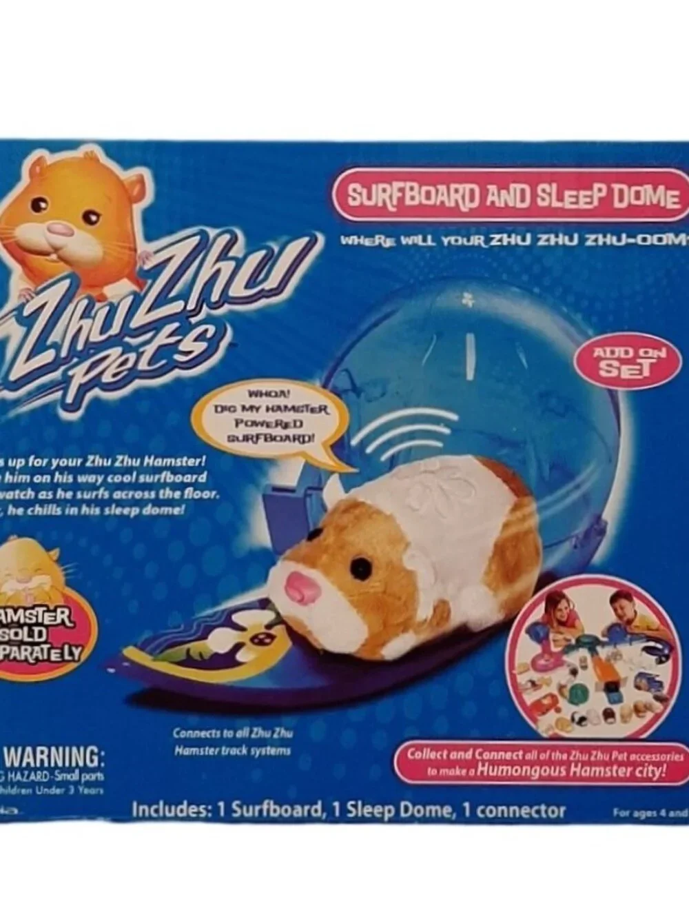Zhu Zhu Pets Sleep Dome Surfboard Playset